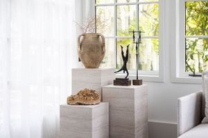Swoon Plinths Travertine