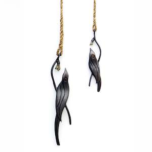 Art: Koa Bronze - Jay Lloyd. TUI WITH KOWHAI