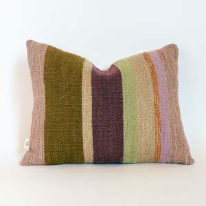 Loom Studio. Handwoven Bold Stripe Cushion 40x30cm