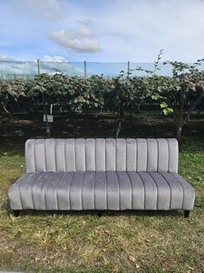 Products: STEEL PLUSH LOUNGER - Event Hire - Twelve Tables