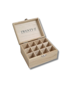Books Gifts And Accessories: 12 Oil Essential Oil Box (Light Wood)