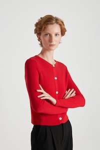 Made In Tauranga: Supernatural cardigan - Red