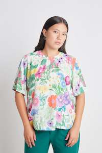 The Floral Space Continuum: Constellation tee - Cream