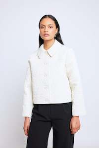 The mind boggles jacket - Cream