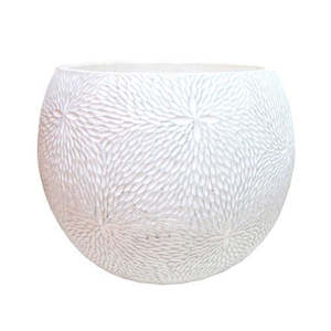 Cover Pots: Patterned Cement pot (XL)