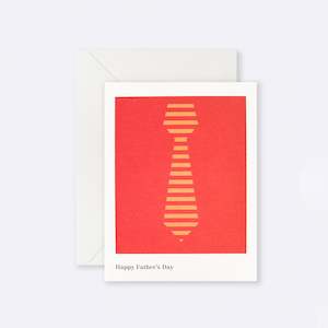 Greeting Cards: Greeting Card – Happy Father's Day tie