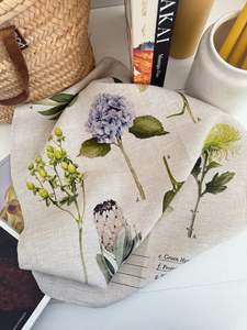 Gifts: Linen Botanical Tea Towel