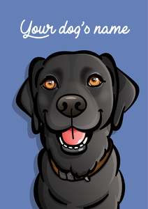 Premade Portraits: Enthusiastic Labrador
