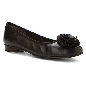 Products: Mark Lemp Classic Melissa Black Flat Dress Shoe in a W and WW Width