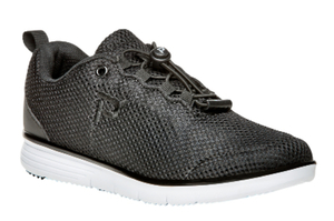 Products: Propet TravelFit Prestige Black WAA002M in a WD, 2E and a 4E Width