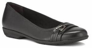 Products: Walking Cradle Flynn Black flat in a W and WW Width
