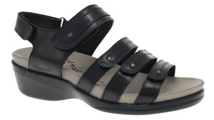 Products: Propet Ainsley WSX213L Black Sandal in WD, and 2E width