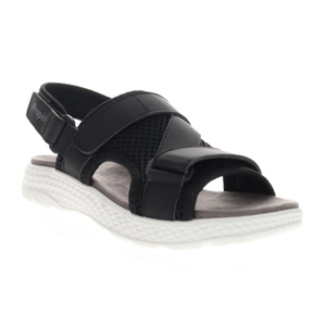 Products: Propet Travel Activ Sport Black WST013P Sandal in a WD and 2E Width