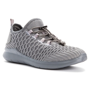 Products: Propet TravelBound Light Grey WAA132M in a WD, and 2E Width