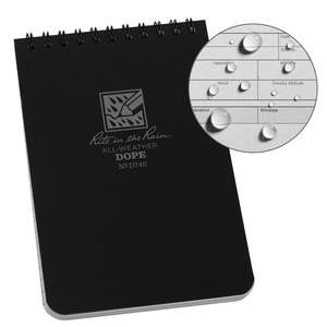 Rite In The Rain: DOPE Logbook Top Spiral 4" x 6"