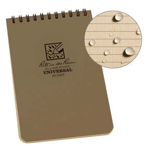 Rite In The Rain: Top Spiral Notebook 4" x 6"