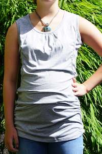 Tanks: Eva Maternity & Breastfeeding Tank - Grey