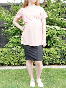 Pants Skirts Dresses: Anna Maternity Tube Skirt - Black