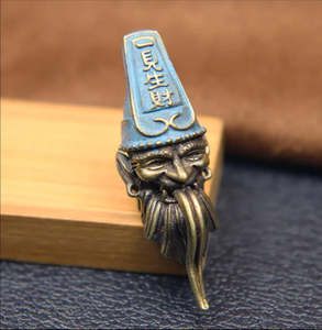 Chinese deity bead