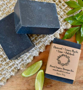 Dread Care: Charcoal, lemon Myrtle, lime and patchouli shampoo bar