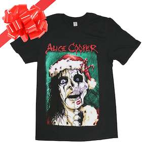 Alice Cooper: Alice Cooper - Christmas Card - Black T-Shirt