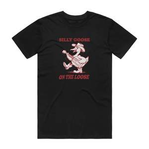 Silly Goose On The Loose  (Guitar) - Funny T-Shirt - Black