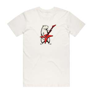 Guitar Capy - Music T-Shirt - Natural