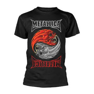 Metal T Shirts: Metallica - Yin Yang - Black T-Shirt