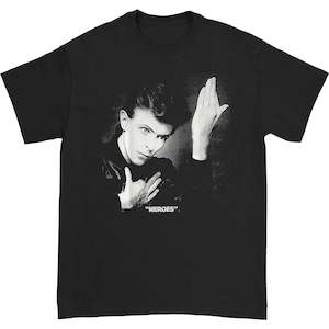 David Bowie: David Bowie - Heroes - Black T-Shirt