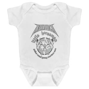 Metallica - Little Horseman - Baby White Onesie