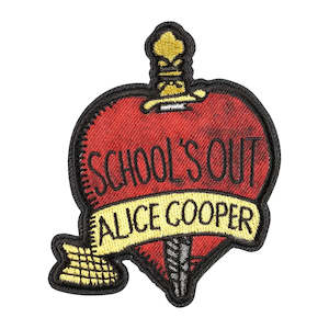 Alice Cooper Patch - Schools Out (Iron On)