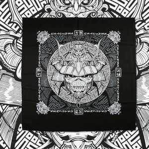 Bandanas: Iron Maiden Samurai Eddy - Black Bandana