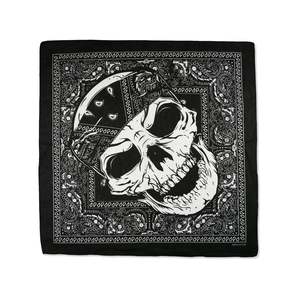Giant Skull Black Bandana