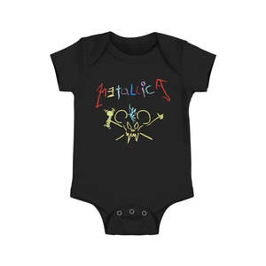 Metallica - Crayon - Baby Black Onesie (Final Run)