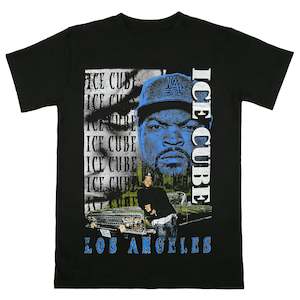Hip Hop Rap T Shirts: Ice Cube - Los Angeles - Black T-Shirt