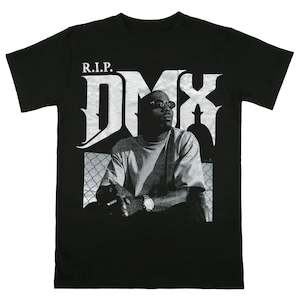 Hip Hop Rap T Shirts: DMX - RIP - Black T-Shirt