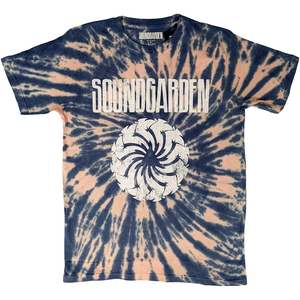 Soundgarden: Soundgarden - Logo Swirl - Tie Dye Blue T-Shirt