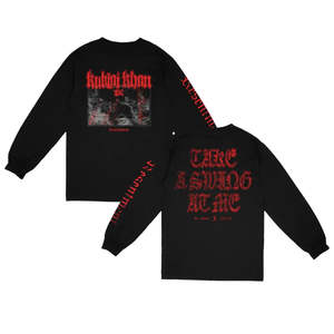 Long Sleeves: Kublai Khan - Take a Swing - Black Long Sleeve (w/Back)