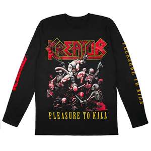 Long Sleeves: Kreator - Pleasure to Kill - Black Long Sleeve