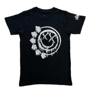 Blink 182: Blink 182 - Bones - Black T-Shirt