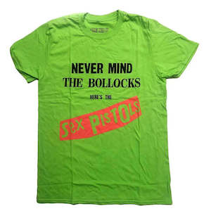 Sex Pistols - Never Mind the Bollocks - Green T-Shirt