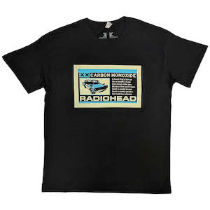 Available For Discount Codes: Radiohead - Carbon Monoxide - Black T-Shirt