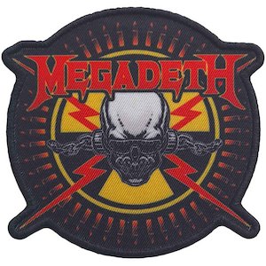 Metal T Shirts: Megadeth Patch - Bullets (Sew On)