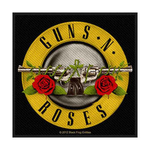 Guns N Roses T Shirts: Guns N Roses Patch - Bullet Logo (Sew On)