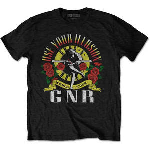 Guns N Roses T Shirts: GNR - UYI World Tour - Black T-Shirt