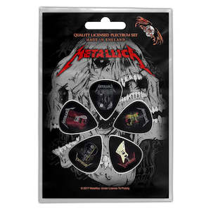 Metal T Shirts: Metallica - Guitars - Guitar Pick Set