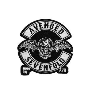 Avenged Sevenfold: Avenged Sevenfold Patch - Deathbat Crest (Iron On)