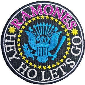 Ramones Patch - Hey Ho Lets Go (Iron On)