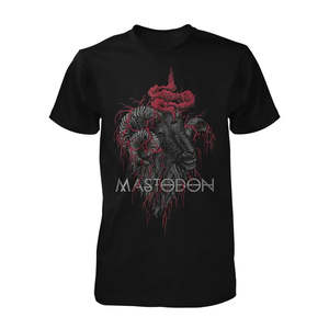 Mastodon: Mastodon - Rams Head Color - Black T-Shirt