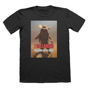 J Callander: J Callander - Album Cover Black T-shirt (W/Back Print)